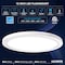 Luxrite 12 Inch Slim LED Flush Mount Light 5CCT 2700K-5000K 22W 1600LM Dimmable Wet Rated Energy Star, 2PK LR23556-2PK - alternate 8